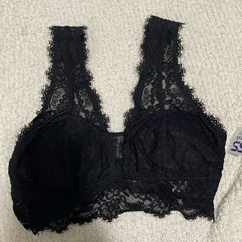 Aerie- S & S DF- Black Lace Bra- NWT